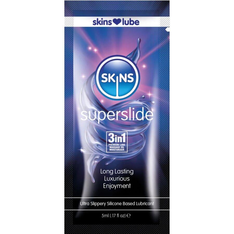 SKINS - SUPERSLIDE LUBRIFIANT À BASE DE SILICONE DOSE UNIQUE 5 ML