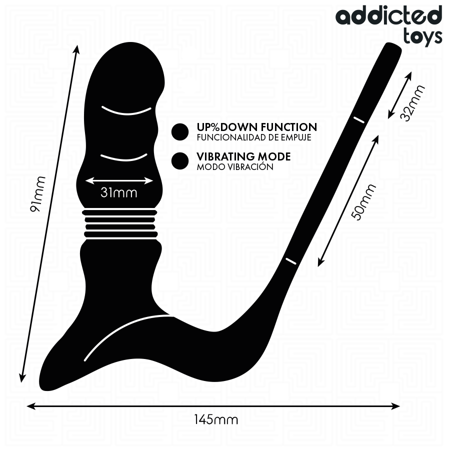 ADDICTED TOYS - ANNEAU PROSTATIQUE UPDOWN