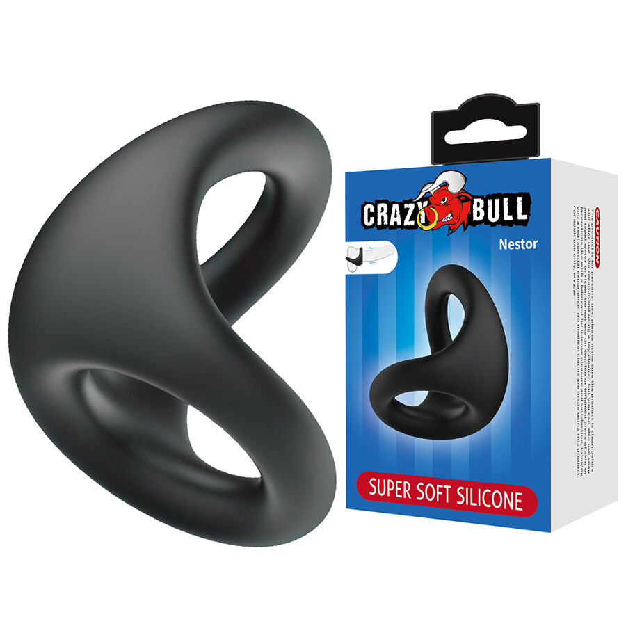 CRAZY BULL - NESTOR ANNEAU ERGONOMIQUE POUR PÉNIS ET TESTICULES