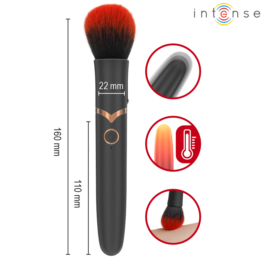 INTENSE - BROSSE VIBRANTE EMILIA 10 VIBRATIONS 16 CM