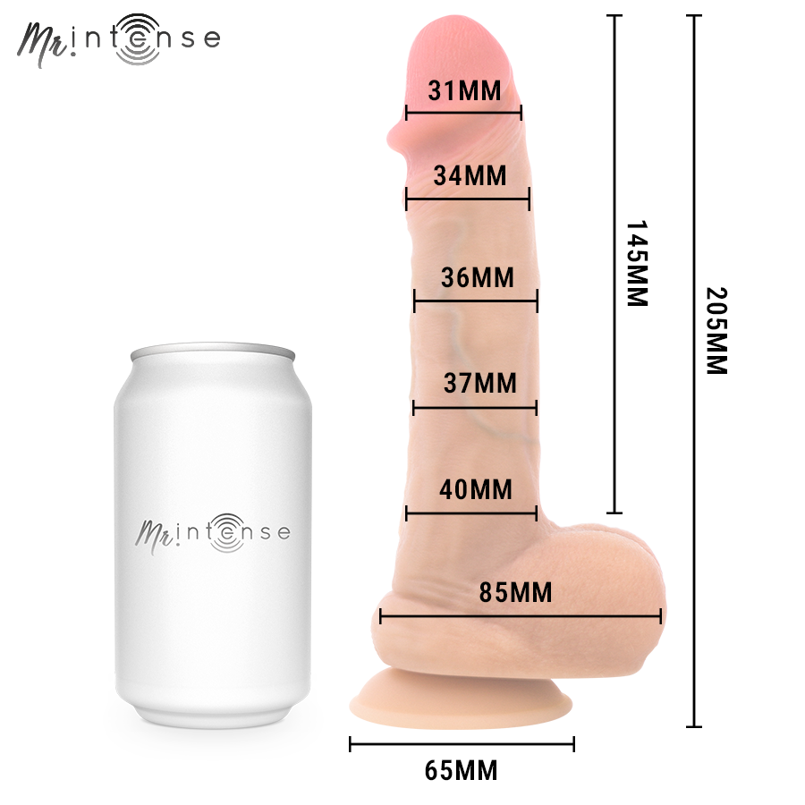 MR INTENSE - DANNY GODEMICHET ÉJACULANT EN SILICONE 20,5 CM -Ø- 4 CM