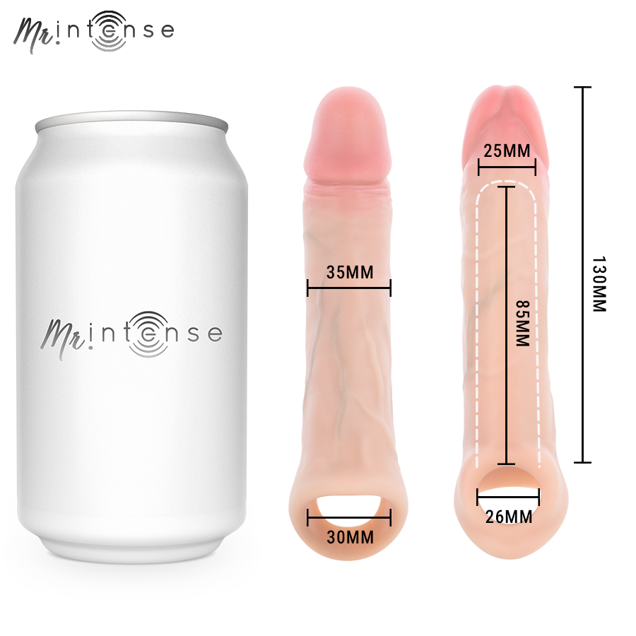 MR INTENSE - SIMON S PROTECTION PÉNALE EN SILICONE 13 CM -Ø- 4 CM