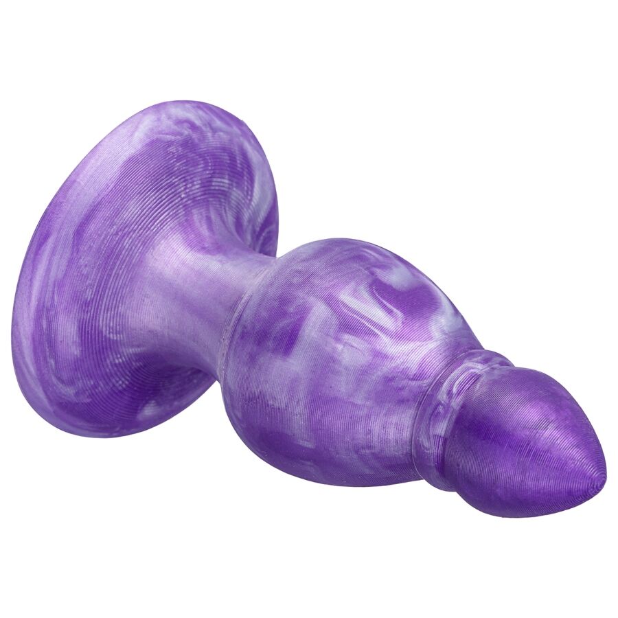 SILEXD - QUEEN ANAL PLUG FANTASY SILICONE LIQUIDE THERMOREACTIVE VIOLET 9,2 CM