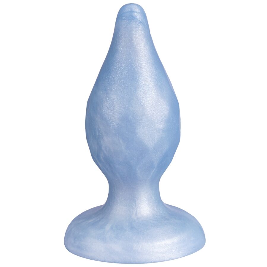 SILEXD - DIAMOND PLUG ANAL FANTASY SILICONE LIQUIDE THERMOREACTIF BLEU NACRÉ 9,2 CM