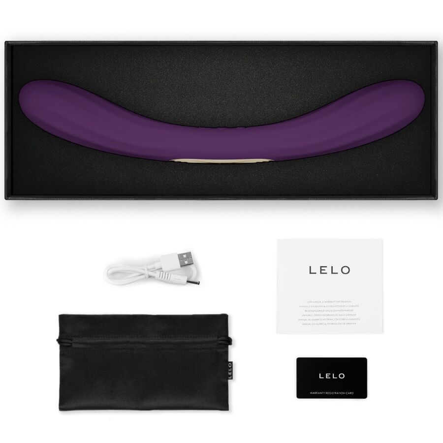 LELO - BOOMERANG VIBRATEUR À DOUBLE EXTRÉMITÉ VIOLET