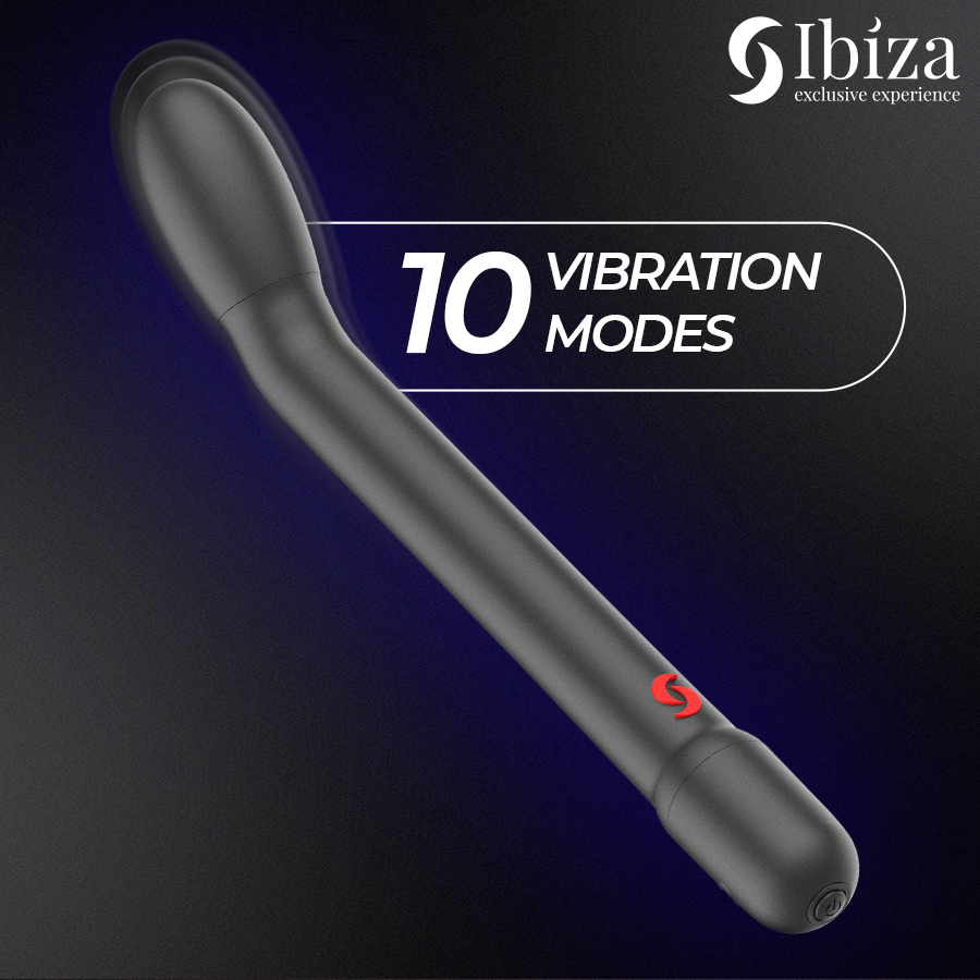 IBIZA - VIBRATEUR POINT G NOIR AVEC VIBRATION