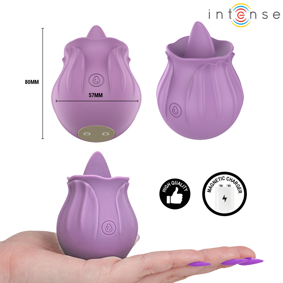 INTENSE - AZALEA FLEUR STIMULANT CLIT 10 VIBRATIONS VIOLET