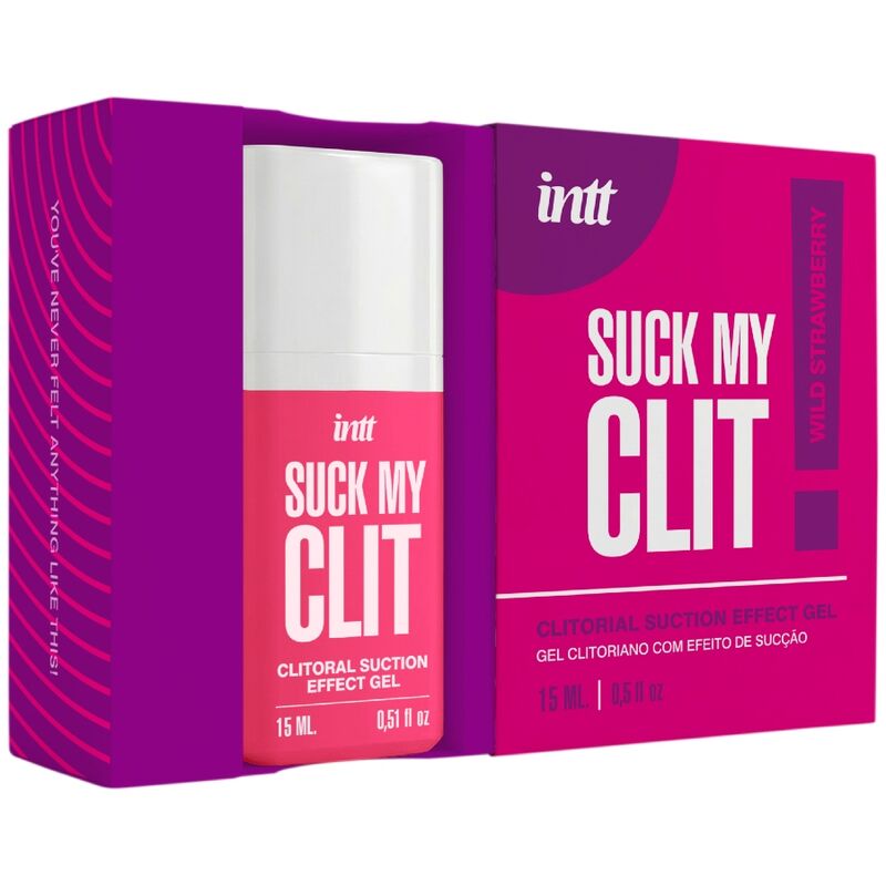 INTT - SUCK MY CLIT GEL EFFET SUCCION FRAISE SAUVAGE 15 ML