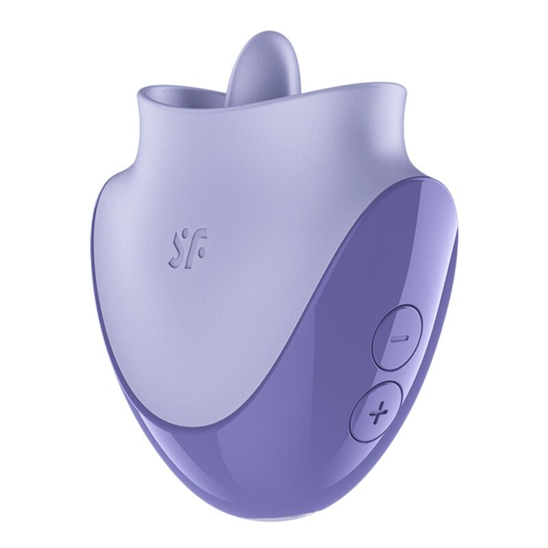 SATISFYER - TONGUE DANCER STIMULATEUR CLITORIAL AVEC VIBRATIONS ET PULSATIONS LILAS