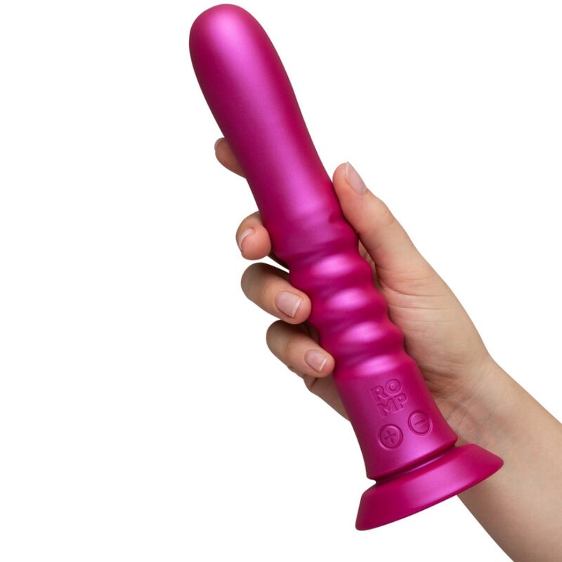 ROMP - JIGGLE VIBRATEUR À VENTOUSE ROSE, AVEC MOUVEMENTS DE HAUT EN BAS