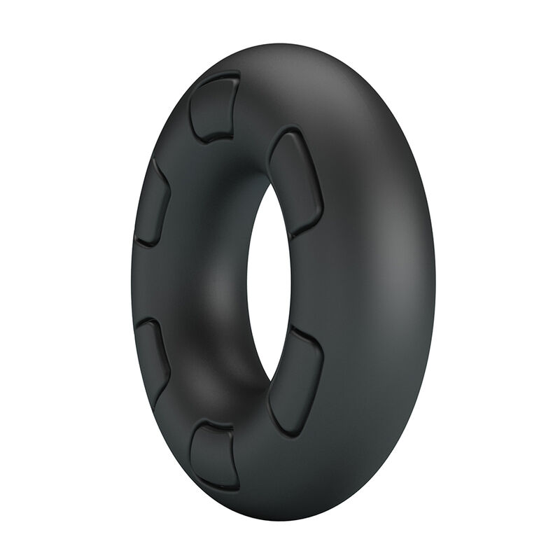 CRAZY BULL - ANNEAU PÉNAL EN SILICONE SUPER DOUX BERTRAM NOIR