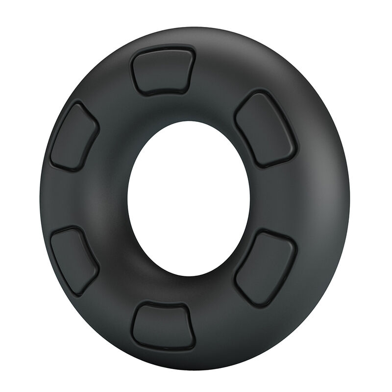 CRAZY BULL - ANNEAU PÉNAL EN SILICONE SUPER DOUX BERTRAM NOIR