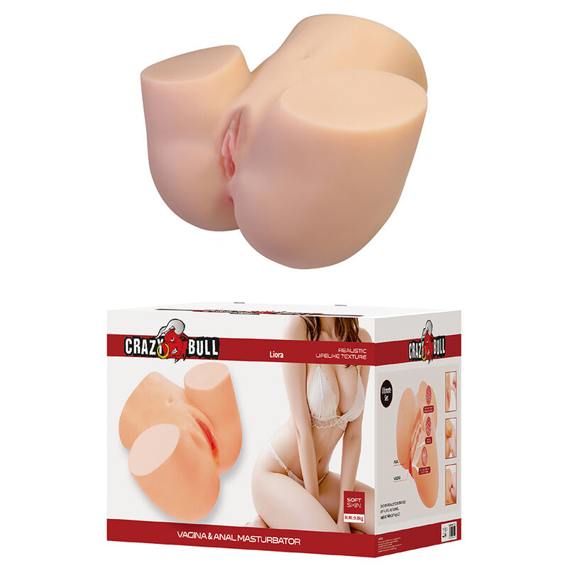 CRAZY BULL - LIORA XXL MASTURBATEUR VAGINAL ET ANAL DOUBLE