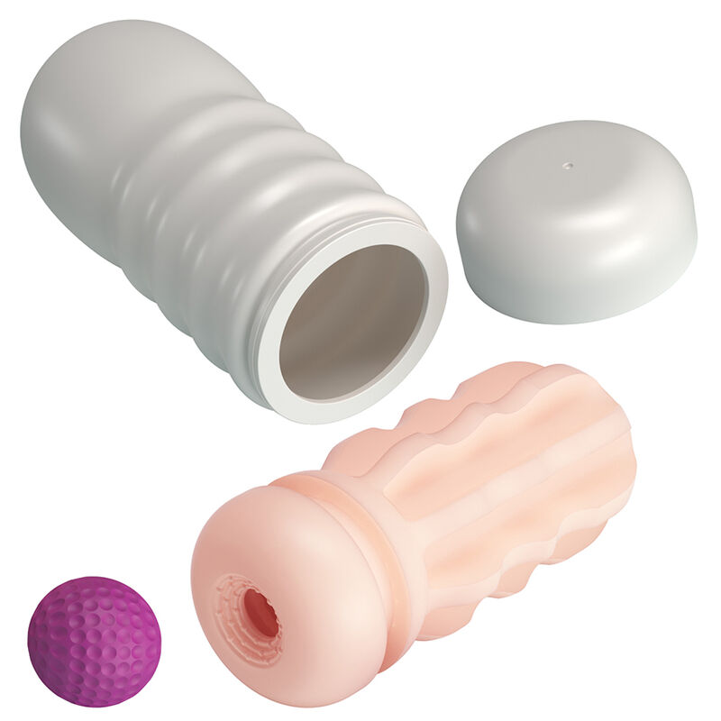 PRETTY LOVE - MASTURBATEUR LISSANT VAGINAL AVEC VENTOUSE ET TEXTURES INTERNES