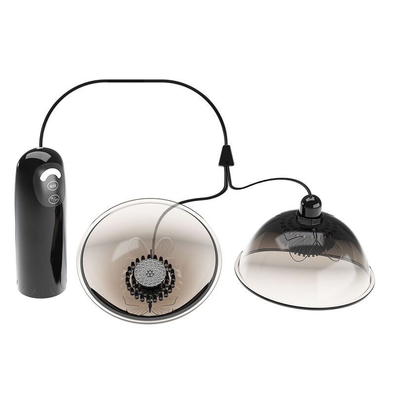 PRETTY LOVE - STIMULATEUR DE TÉTONS ROTATIF À SUCCION NOIR
