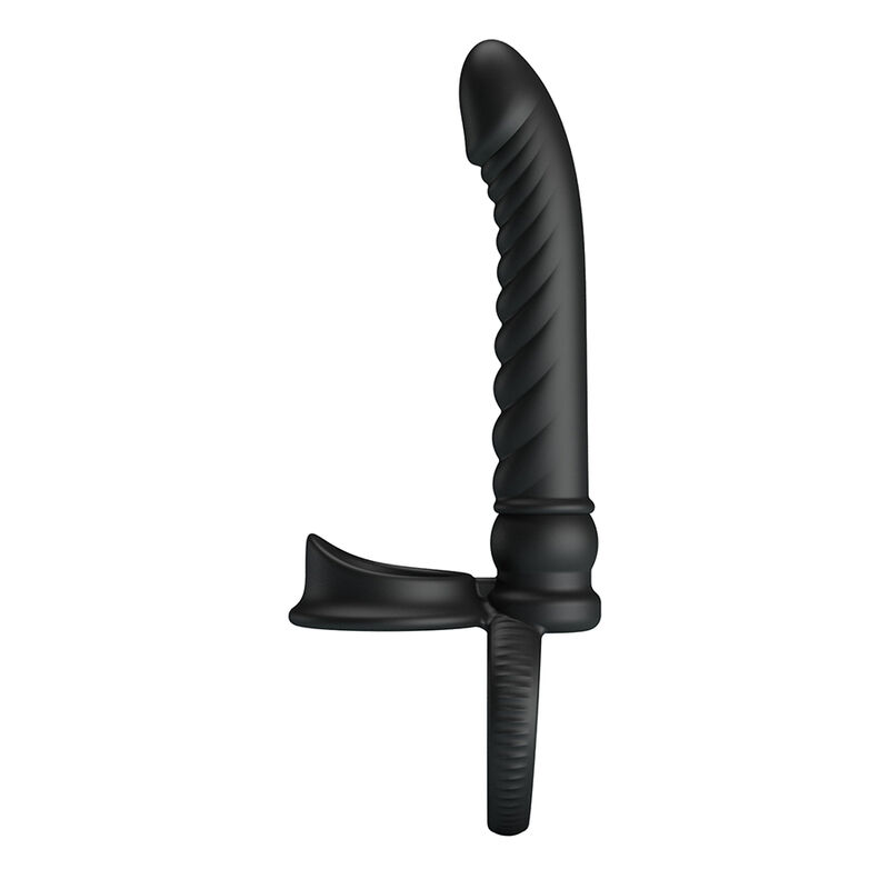 PRETTY LOVE - VIBRATEUR ANAL MERRITT AVEC ANNEAU ET VIBRATION NOIR