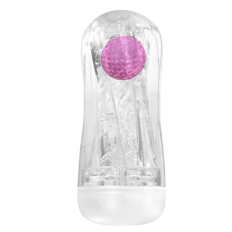 PRETTY LOVE  - COUPE DE MASTURBATION TEXTURÉE À 360° TRANSPARENTE