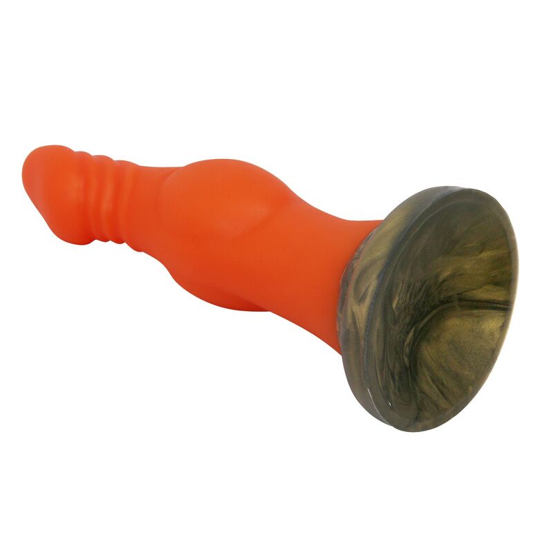 POWER MONSTERS - BLAZEHEART CHARGER FANTASY GODEMICHET EN SILICONE 18,5 CM Ø 4,5 CM