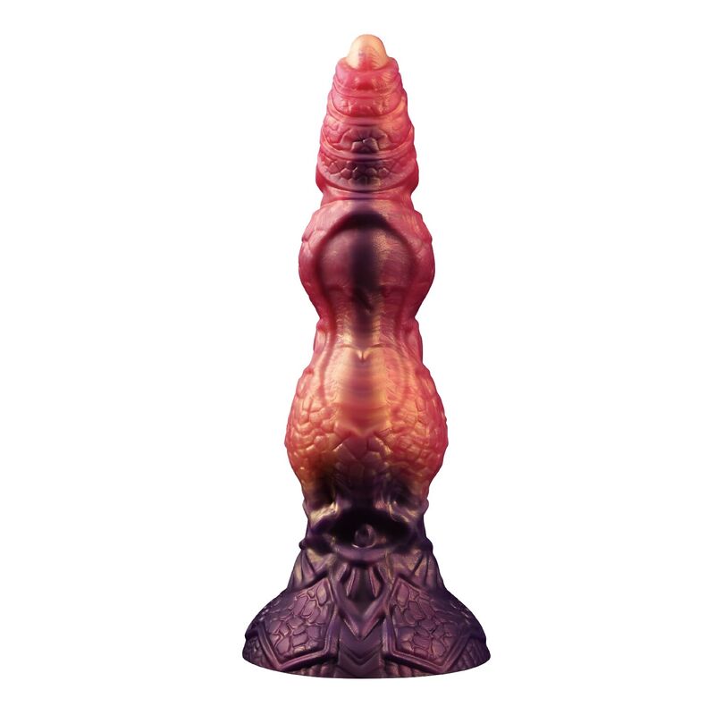 POWER MONSTERS - SAVAGE BEASTLORD TRICOLOR FANTASY GODEMICHET EN SILICONE 24 CM Ø 5 CM