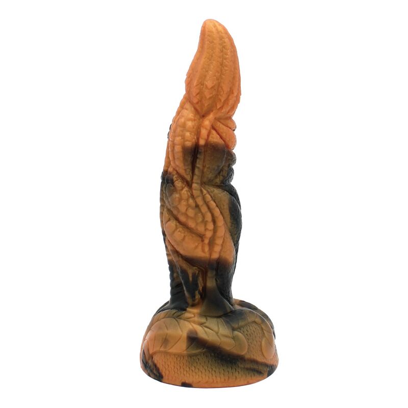 POWER MONSTERS - TYRANNOSAURE BICOLORE FANTASY GODEMICHET EN SILICONE 20,5 CM Ø 5 CM
