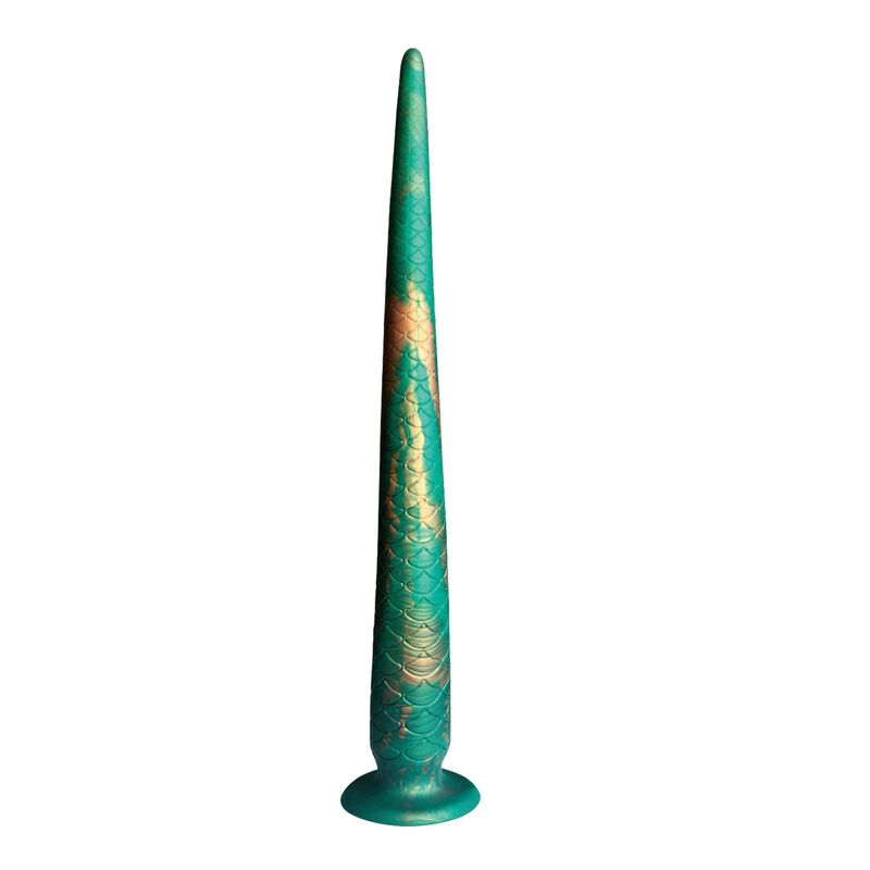 POWER MONSTERS - WILDWYRM TAIL BICOLOR FANTASY GODEMICHET EN SILICONE 47 CM Ø 4 CM
