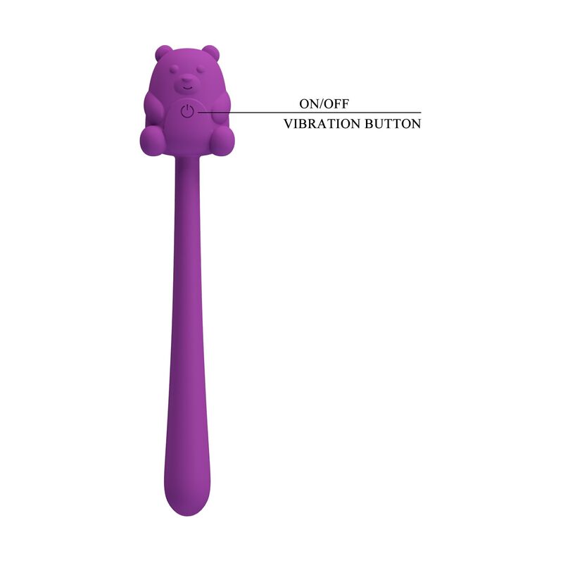 PRETTY LOVE - BÂTON VIBRATEUR RECHARGEABLE EN FORME DOURS MIGNON