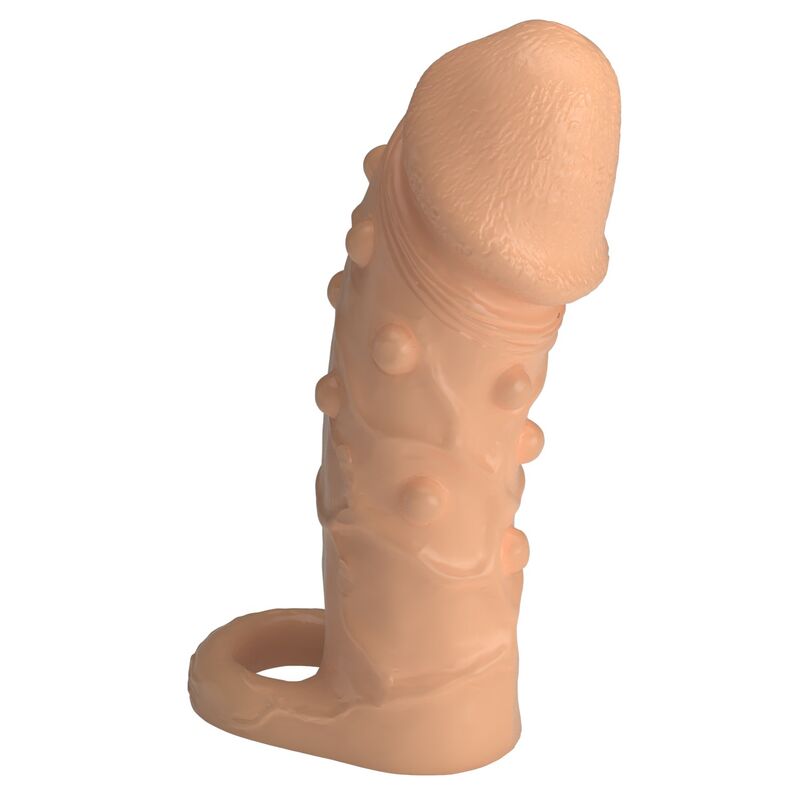 PRETTY LOVE - MANCHON DEXTENSION PÉNIENNE DORT 14 CM Ø 4 CM NATUREL