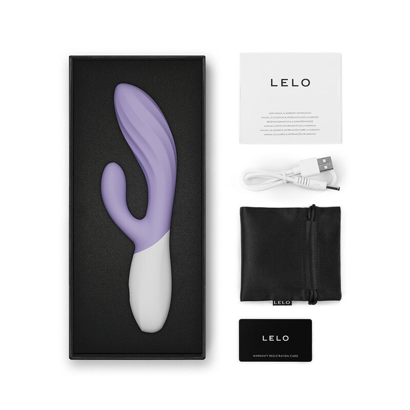 LELO - INA TWIST VIBRADOR RABBIT PUNTO G Y CLÍTORIS LAVANDA