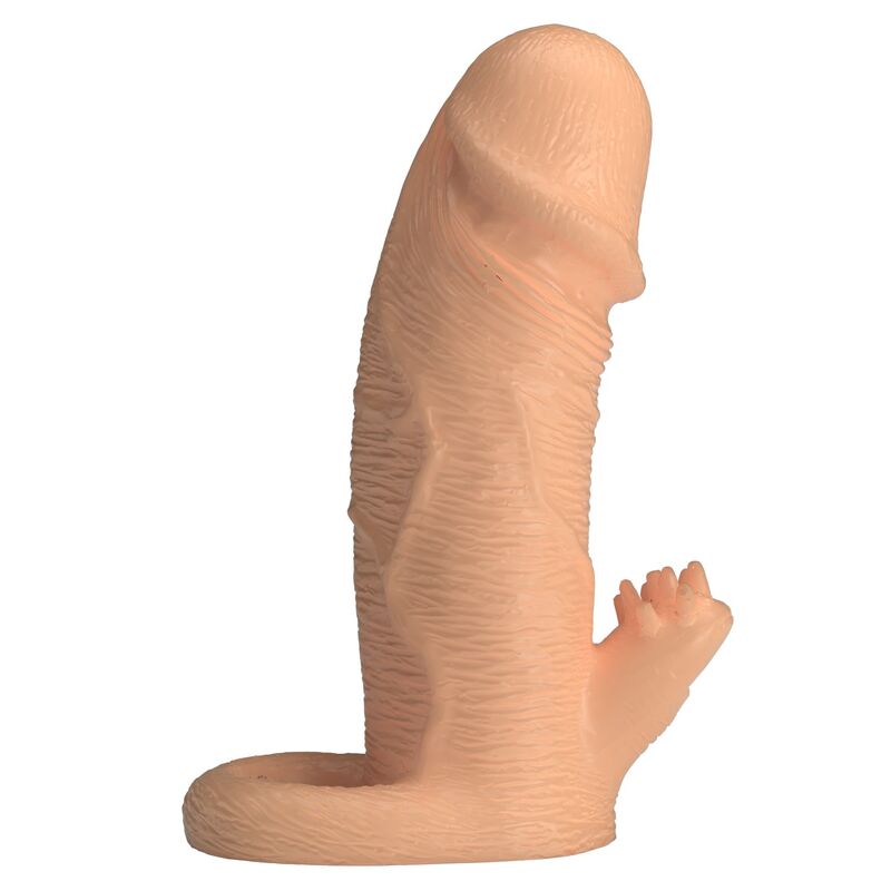 PRETTY LOVE - MANCHON DEXTENSION PÉNIENNE RODERIC 13 CM Ø 3,8 CM NATUREL