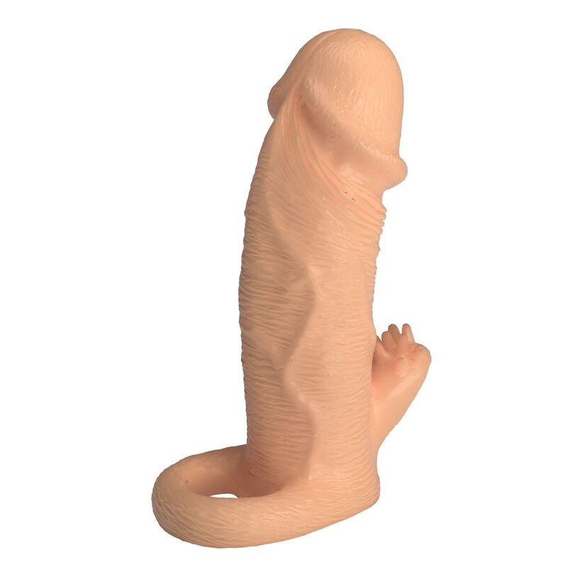 PRETTY LOVE - MANCHON DEXTENSION PÉNIENNE RODERIC 13 CM Ø 3,8 CM NATUREL