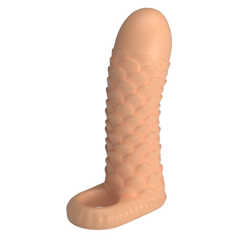 PRETTY LOVE - MANCHON DEXTENSION PÉNIENNE NESMITH 13 CM Ø 3,8 CM NATUREL