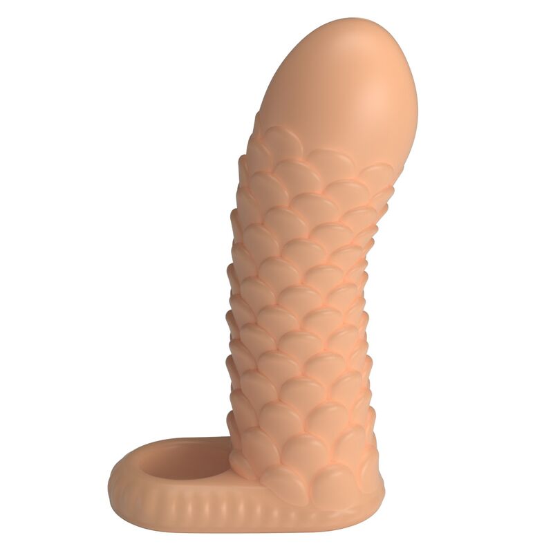PRETTY LOVE - MANCHON DEXTENSION PÉNIENNE NESMITH 13 CM Ø 3,8 CM NATUREL