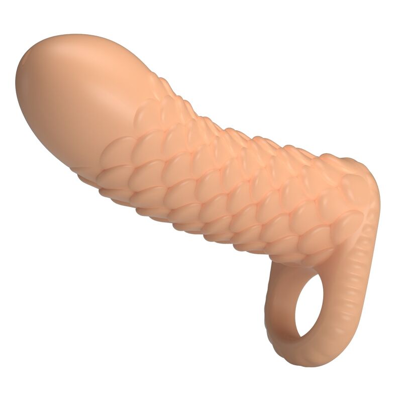 PRETTY LOVE - MANCHON DEXTENSION PÉNIENNE NESMITH 13 CM Ø 3,8 CM NATUREL