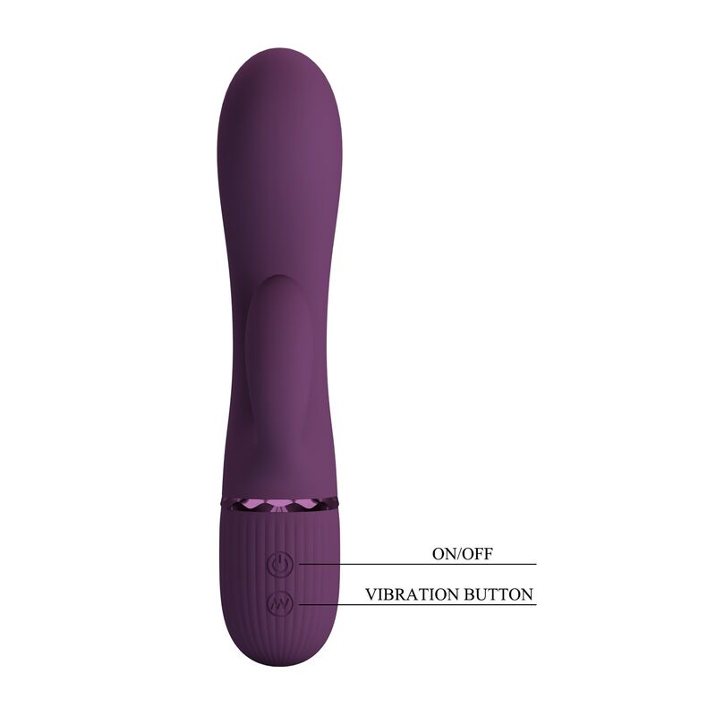 PRETTY LOVE - MARGIE VIBRATEUR LAPIN RECHARGEABLE 10 FONCTIONS VIOLET