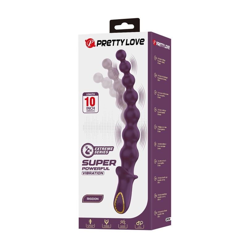 PRETTY LOVE - MADISON VIBRATEUR ANAL RECHARGEABLE 10 FONCTIONS