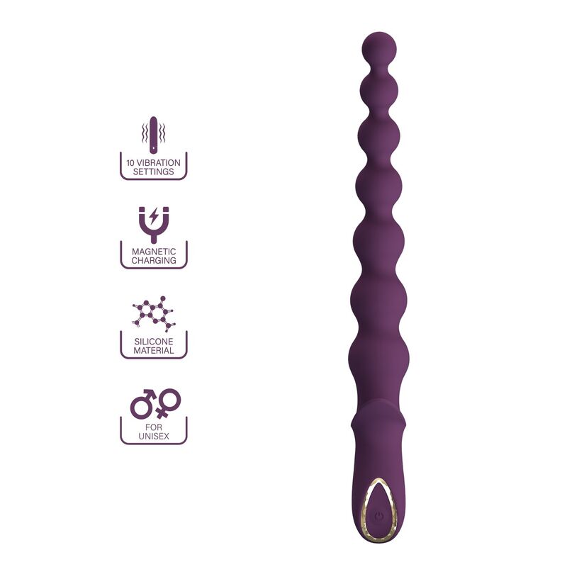 PRETTY LOVE - MADISON VIBRATEUR ANAL RECHARGEABLE 10 FONCTIONS