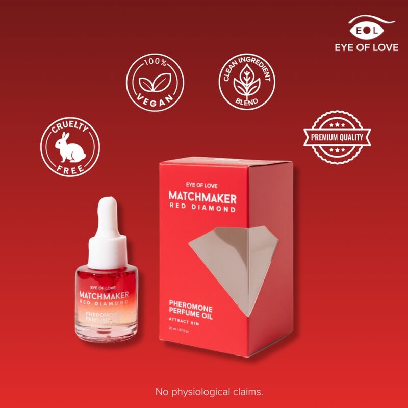 EYE OF LOVE - MATCHMAKER HUILE DE PARFUM AUX PHÉROMONES DIAMANT ROUGE 20 ML