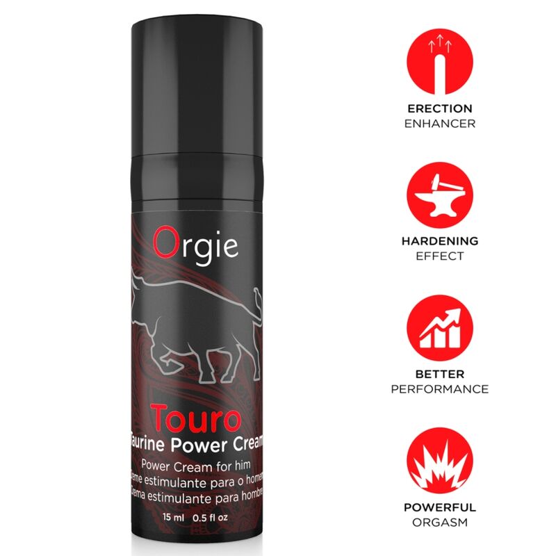 ORGIE - TOURO CRÈME POUR LÉRECTIFICATION 15 ML