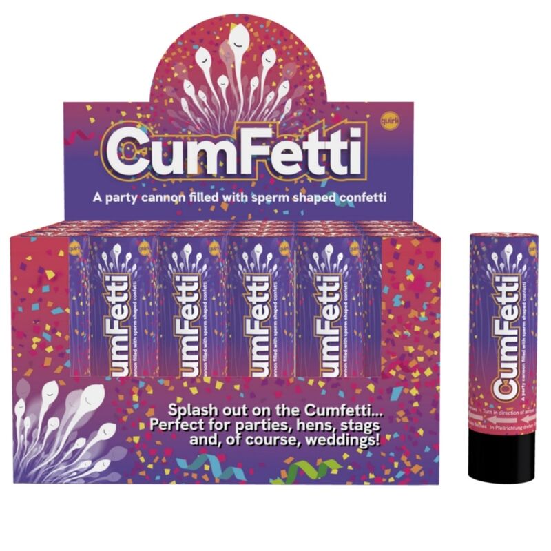 SPENCER FLEETWOOD - CONFETTIS EN FORME DE SPERME, 15 CM 1 UNITÉ