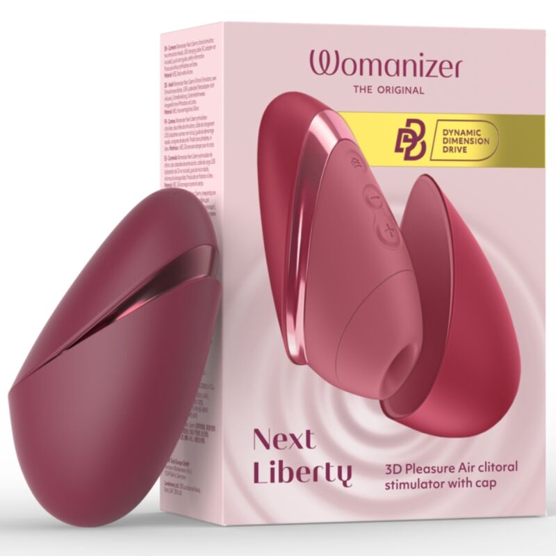 WOMANIZER - STIMULATEUR CLITORIAL À SUCCION NEXT 14 NIVEAUX DINTENSITÉ BORDEAUX