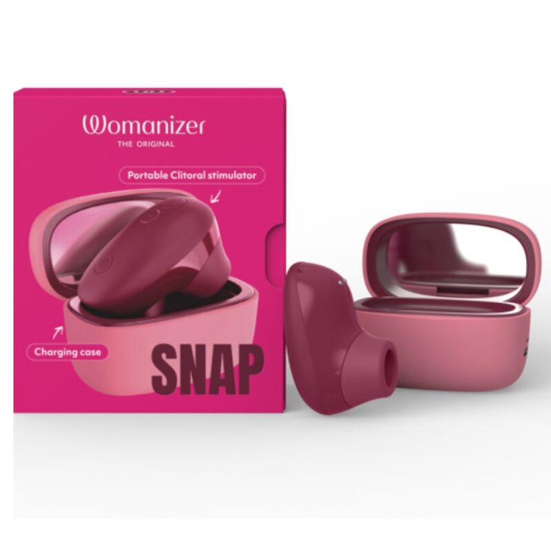 WOMANIZER - STIMULATEUR CLITORIAL À SUCCION PAR PRESSION 6 NIVEAUX DINTENSITÉ BAIE ÉCRASÉE