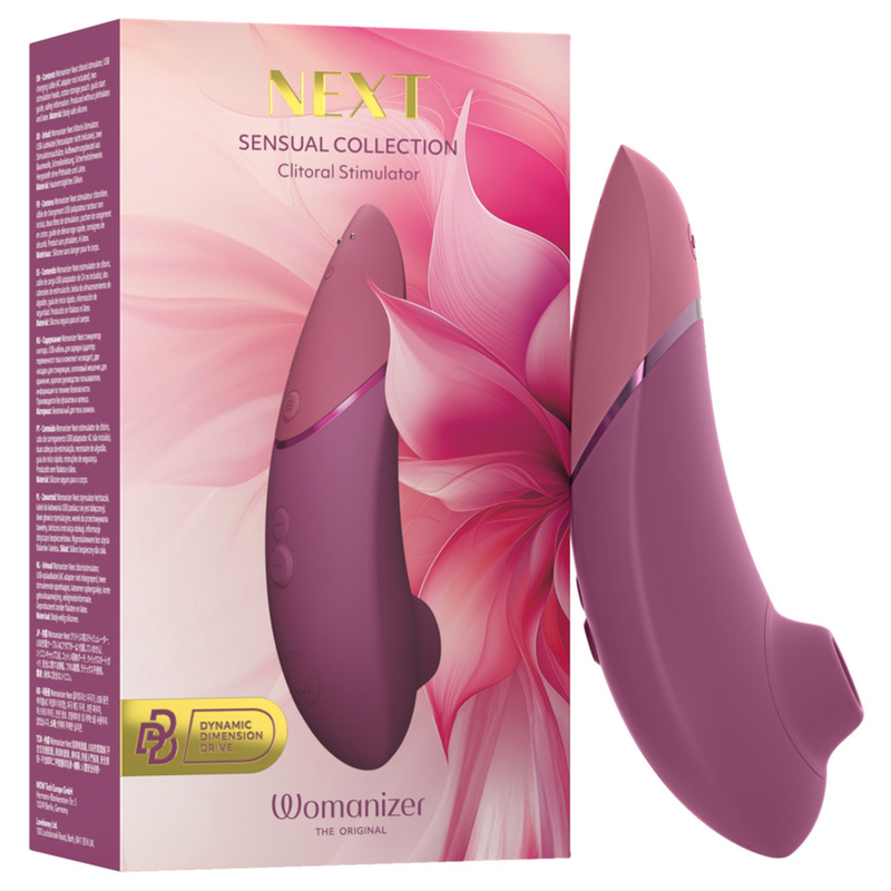 WOMANIZER - STIMULATEUR CLITORIAL À SUCCION NEXT 14 NIVEAUX DINTENSITÉ ROSE FONDU