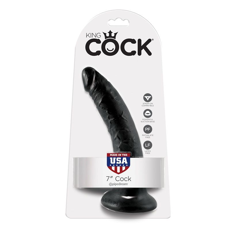 KING COCK - GODE NOIR 17.8 CM