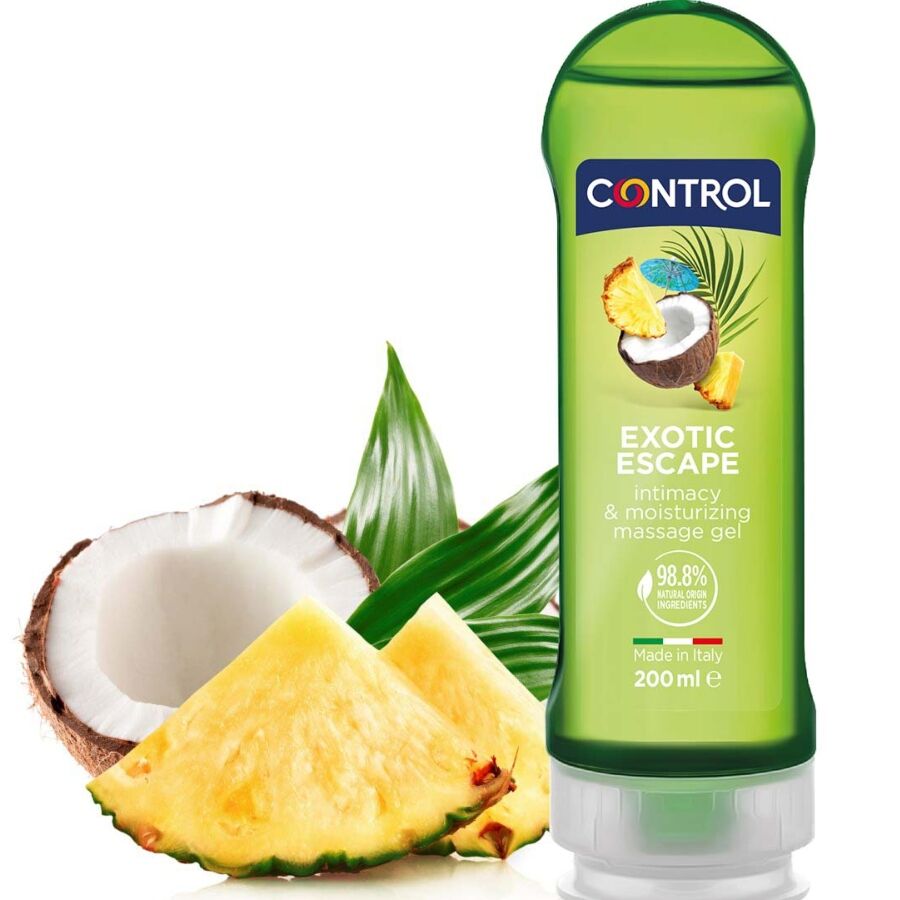 CONTROL - 2 EN 1 MASSAGE  PLAISIR EXOTIQUE 200 ML
