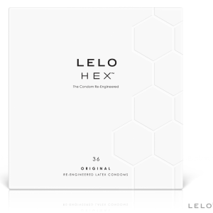 LELO - BOÎTE DE PRÉSERVATIFS HEX 36 UNITÉS