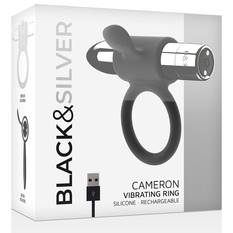 BLACKSILVER - BAGUE RECHARGEABLE CAMERON ARGENT