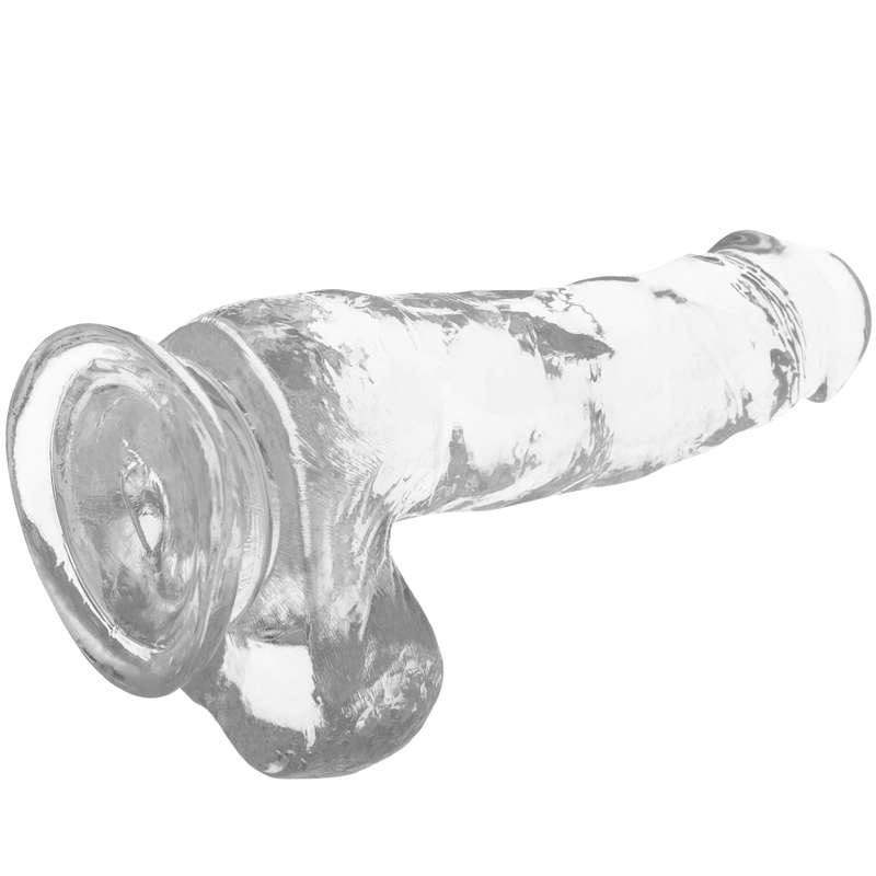 X RAY - HARNAIS + BITE TRANSPARENT AVEC BILLES 18.5 CM -O- 3.8 CM